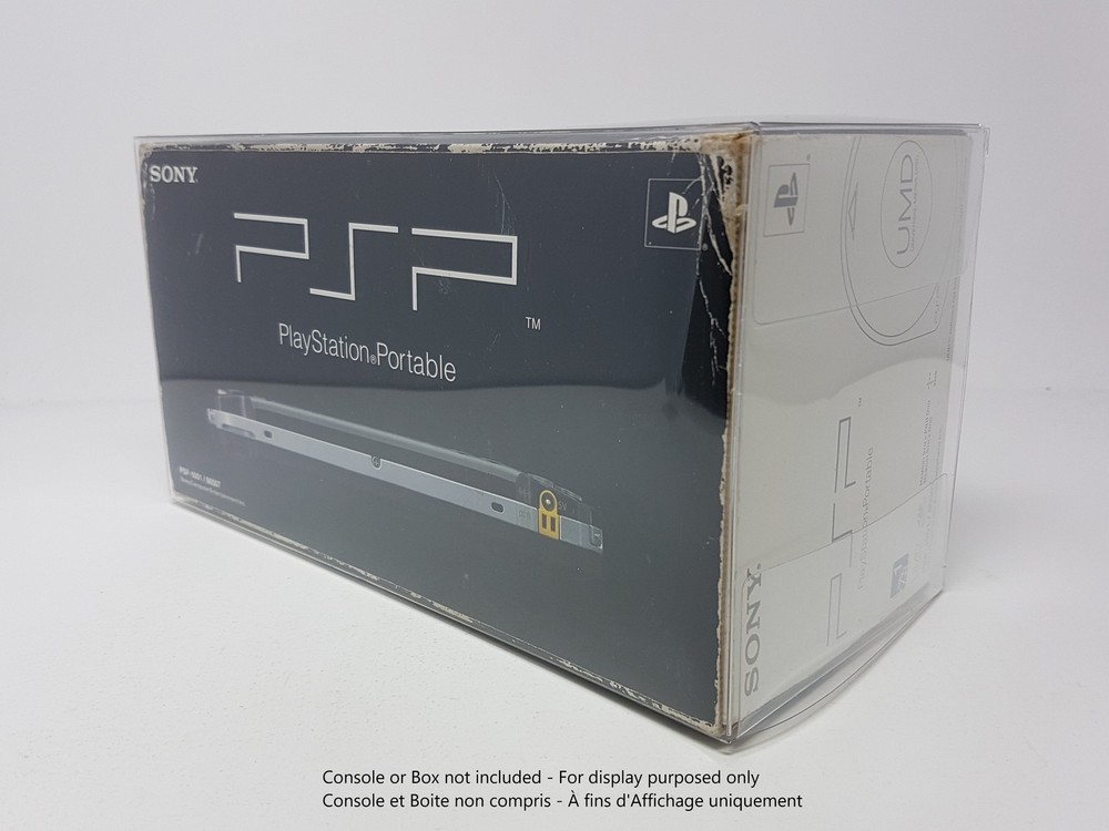 BOX PROTECTOR FOR SONY PSP CONSOLE SMALL BOX CLEAR PLASTIC CASE