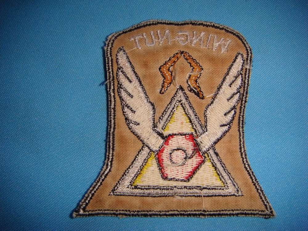 VIETNAM WAR PATCH, US 191st ASSAULT HELICOPTER Co. MAINTENANCE unit WING NUT