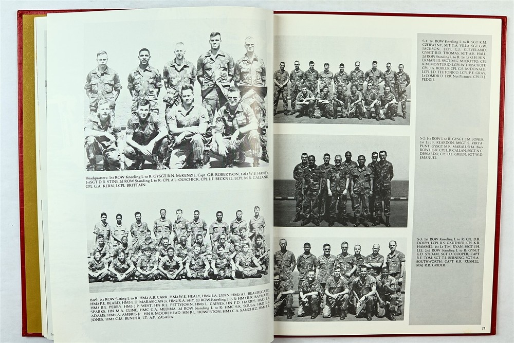BLT 3/3 1983 Mediterranean Western Pacific Deployment Cruise Book