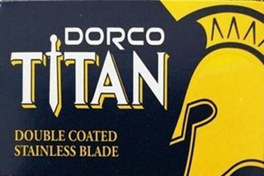 DORCO Titan 100 Double Edge Razor Blades, BLUE