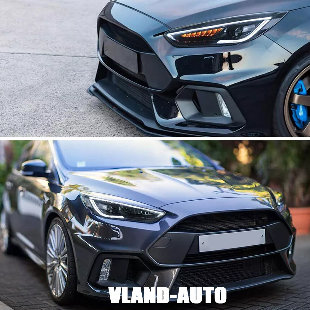 2015-2018 VLAND LED Projector Headlights w/Sequential Turn sig For Ford Focus