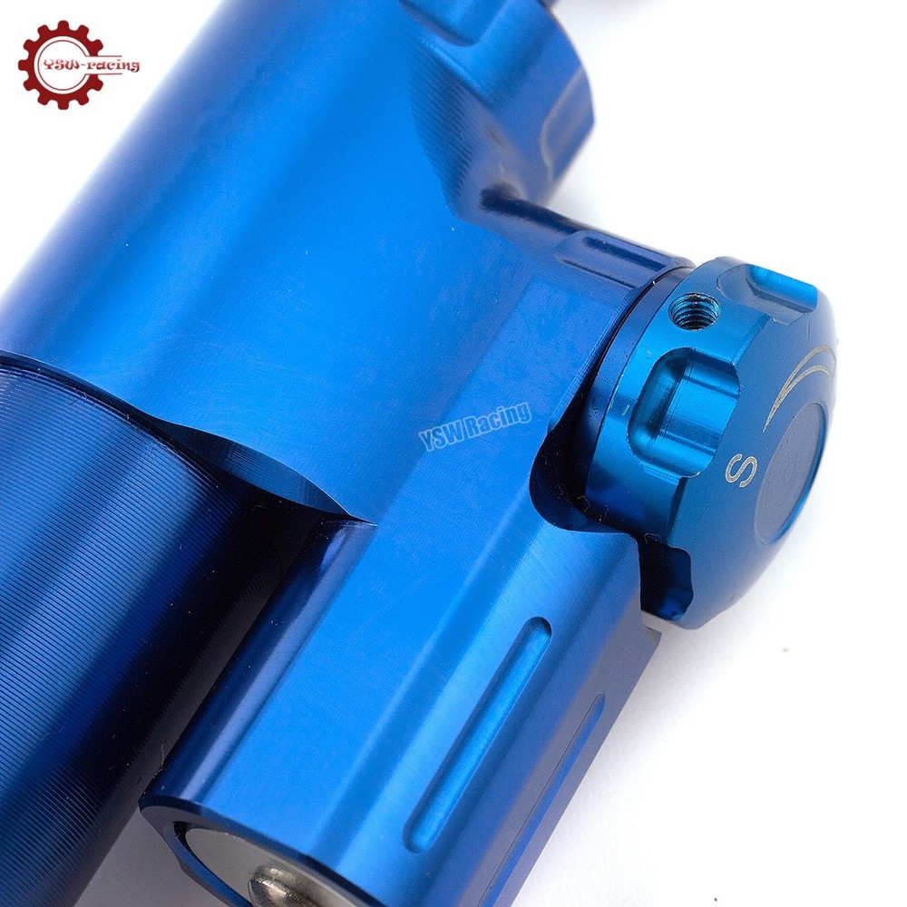 CNC Blue Steering Damper Motorcycle Stabilizer Linear Reversed Safe Control US
