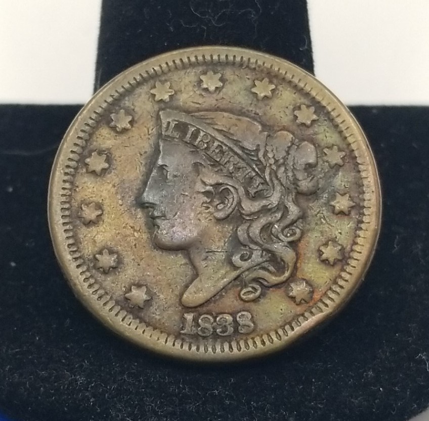 1838 Coronet Head Large Cent #20726
