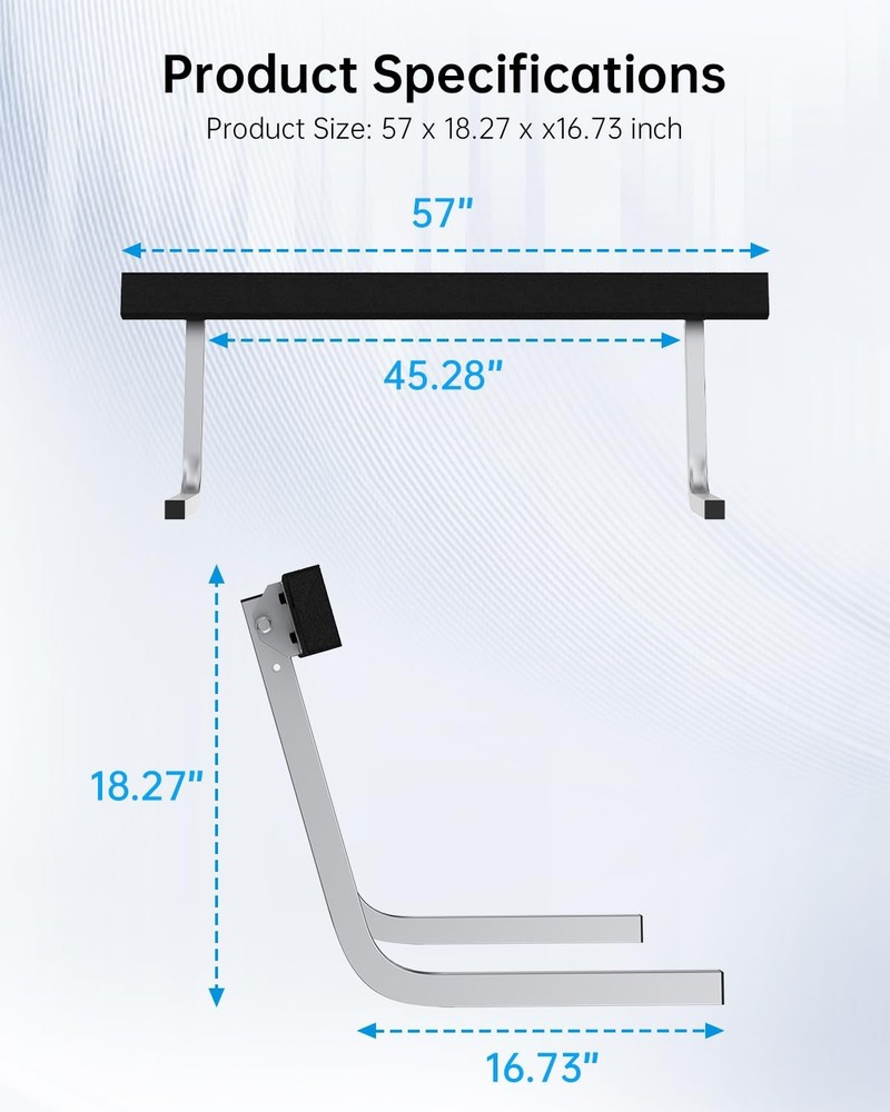 Boat Trailer Guide Bunks 57" Adjustable Carpeted Hot Dip Galvanized