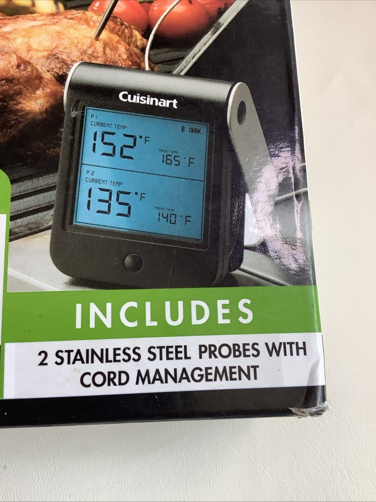 Cuisinart Bluetooth® Easy Connect Meat Thermometer - Probe Management, NEW!!