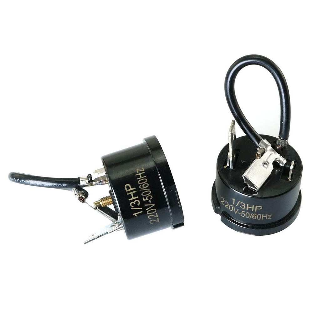 2pcs 1/3HP-250W Refrigerator Thermal Overload Protector Compressor Replacemen...