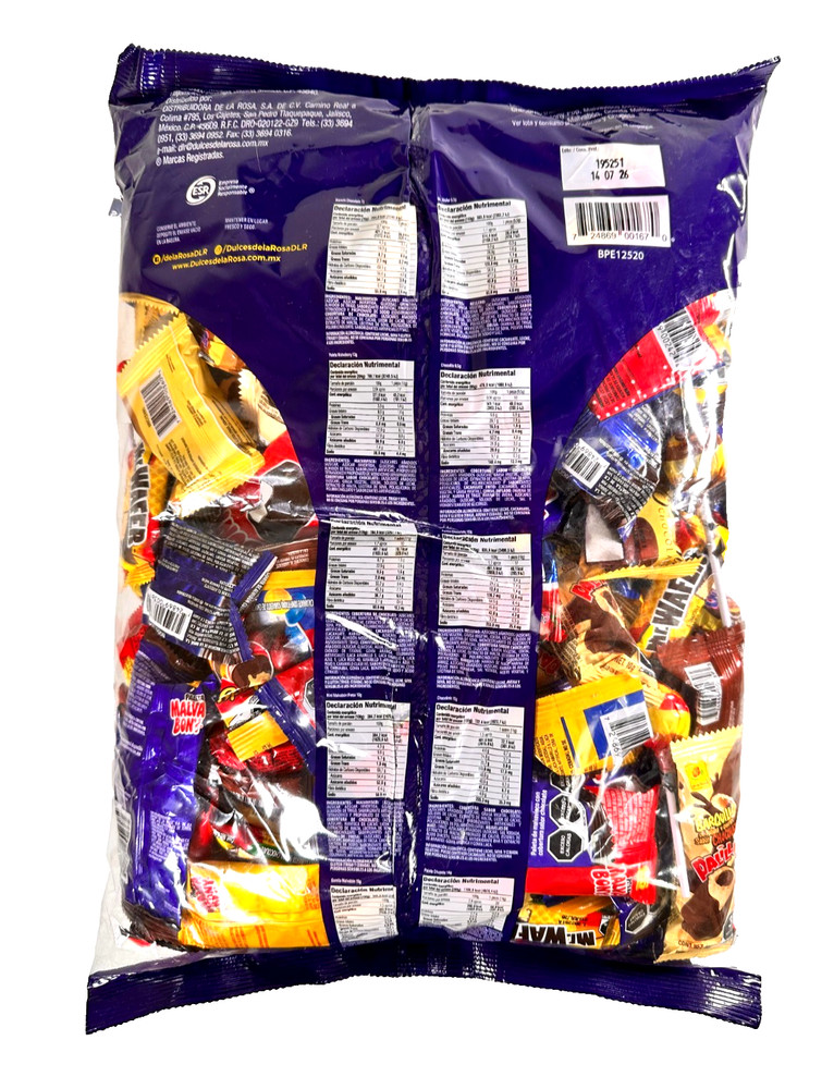 De La Rosa Piñata MIX Assorted Mexican Candy 1.5 Kg
