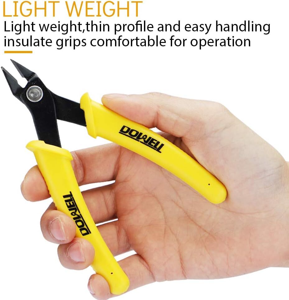 2 Micro Cutter Flush Cutter Electronics Soft Wire Cutters Professional Cutting