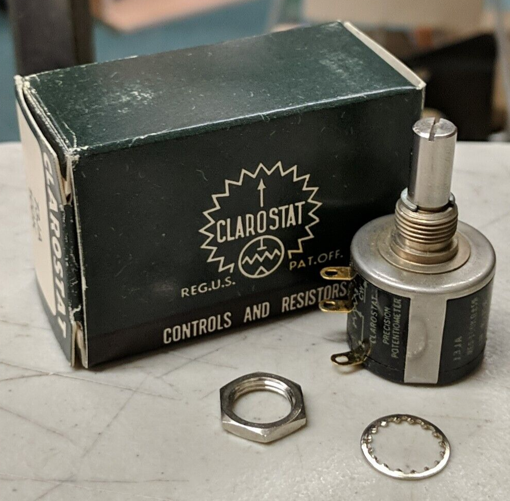 Clarostat 73JA 100K Precision Potentiometer