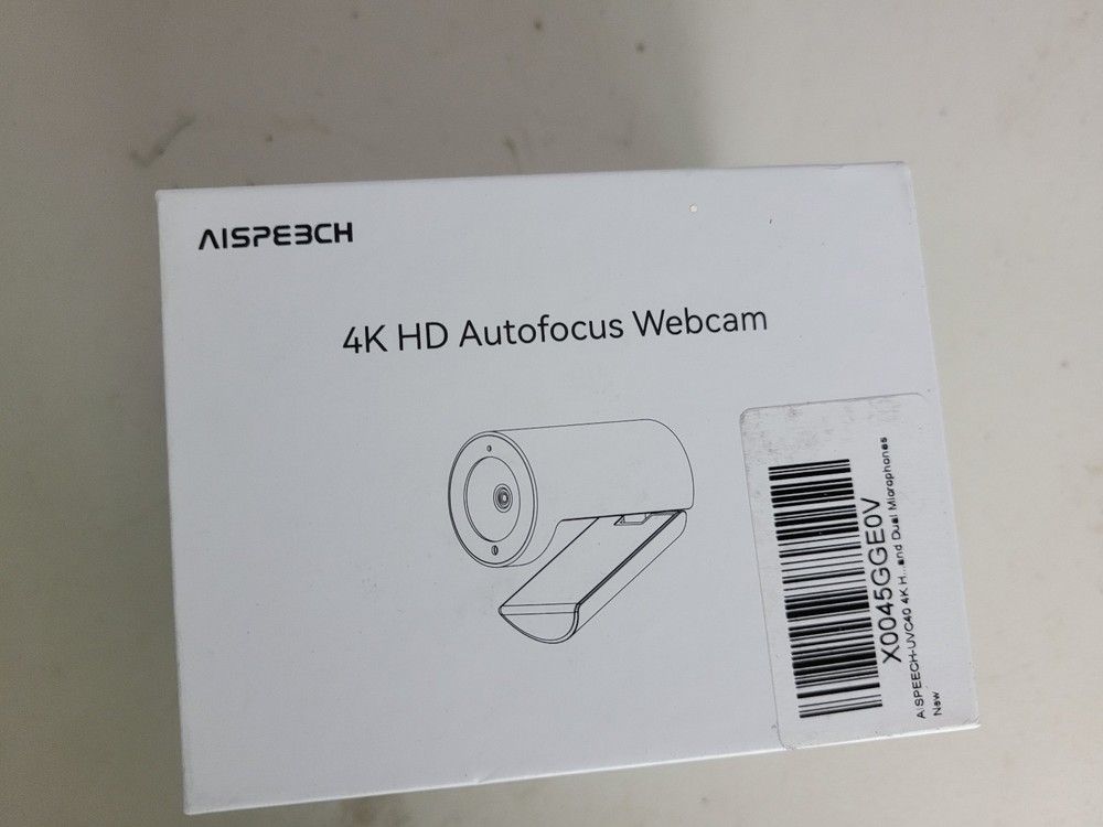 AISPEECH UVC 40 4K Webcam  Microphone Autofocus Type C NEW