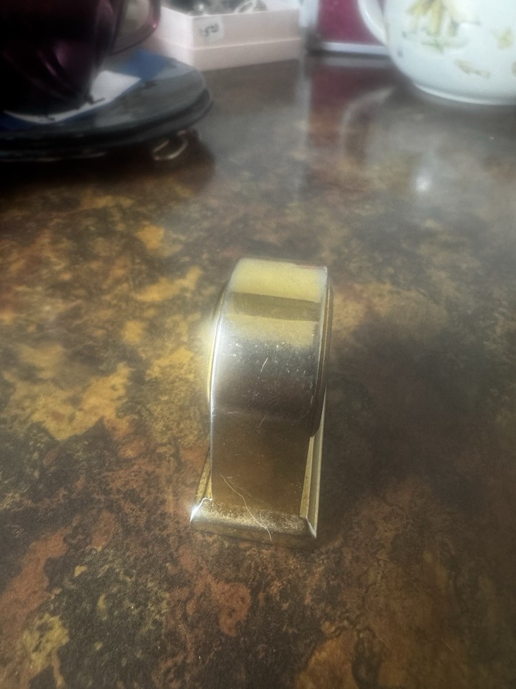 Vtg. Quartz Miniature Desk Clock