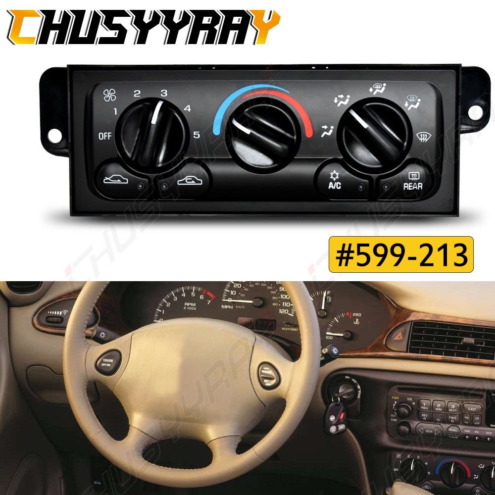 Climate Control Unit A/C Heater Control Switch For 1997-99 Oldsmobile Cutlass