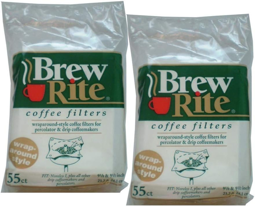 Wrap around Percolator Coffee Filter 55 Ct (Pack of 2)