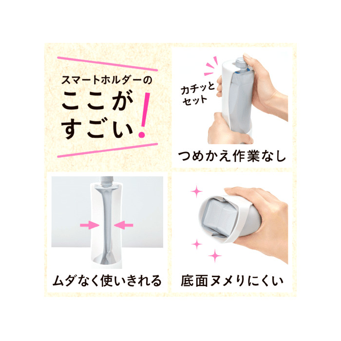 Kao X Peanuts Refill Pump Bottle Set 花王洗髮+護髮補充瓶空瓶套組