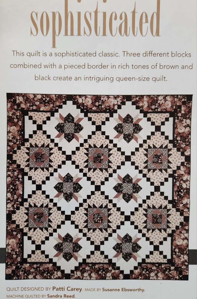 "Sophisticated" Quilt Pattern from 2011 Magazine Intermediate