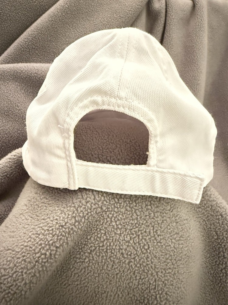 Port Authority Baseball Cap Hat Adjustable White - No Idea What This Is