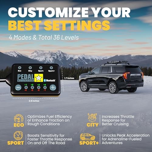 for GMC Yukon 2007-2020 Throttle Response Controller - 36 Driving Settings,