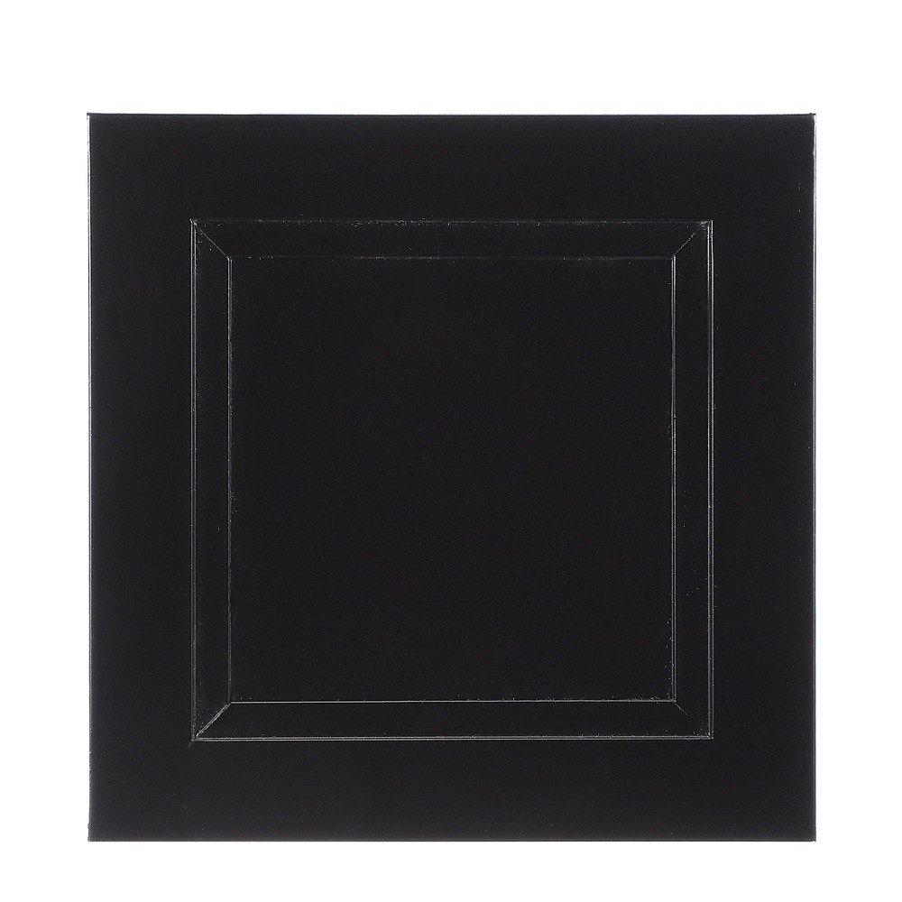 Access Panel (4" x 4") Plumbing Access Door Clip-on Installation, Black