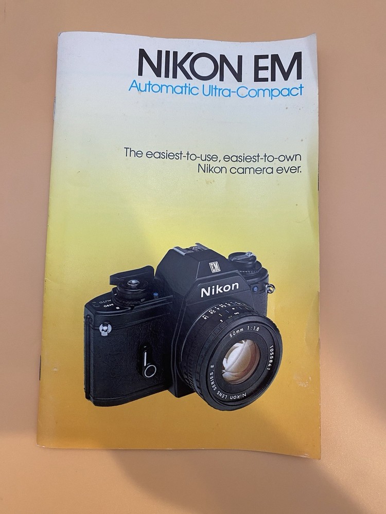 Nikon Em Automatic Ultra-Compact Camera Manual - 1979