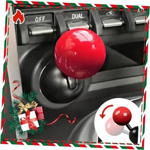 Push Start Joystick, Metal Car Joystick Starter Engine Stop Button Classic Red