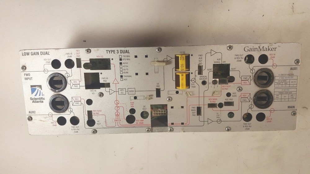 SA/Cisco 1180841032100000 Gainmaker Low Gain Dual Amplifier