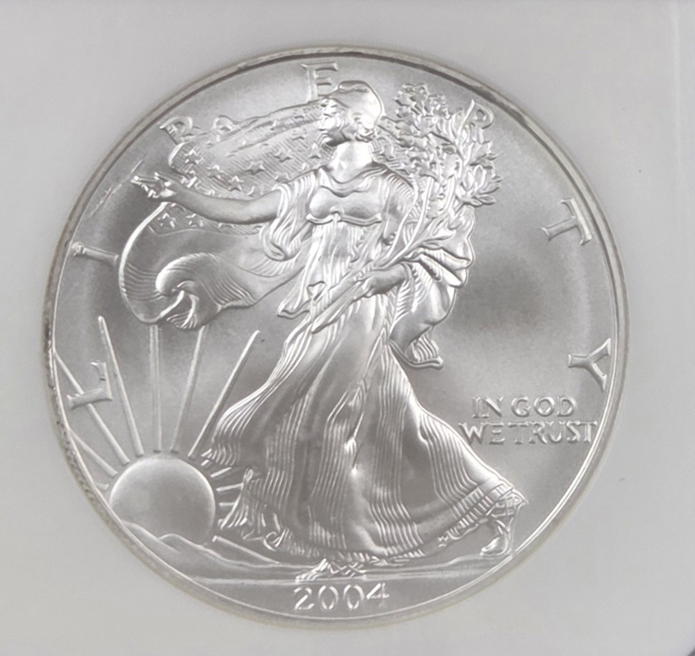 2004 Eagle S$1 MS 69 NGC Brown Label