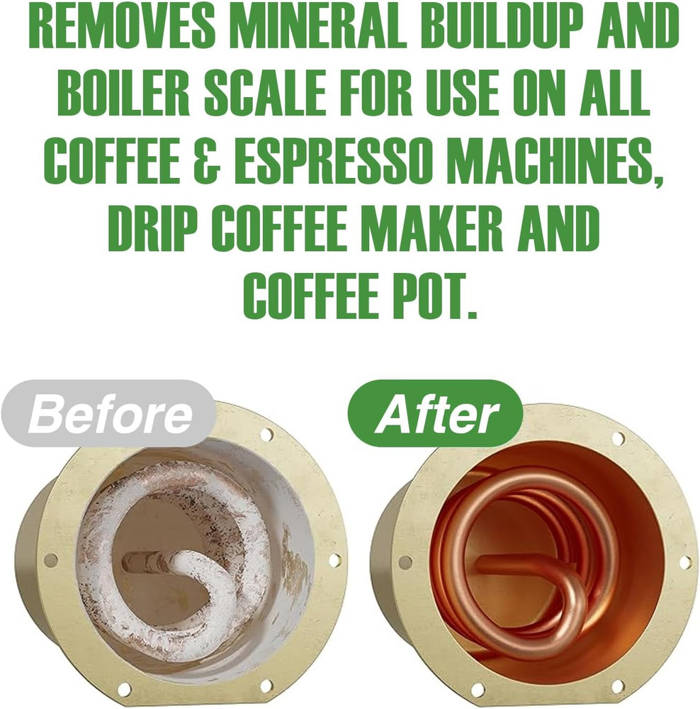 Coffee Machine Descaler, Coffee & Espresso Machine Descaler - Universal Descalin