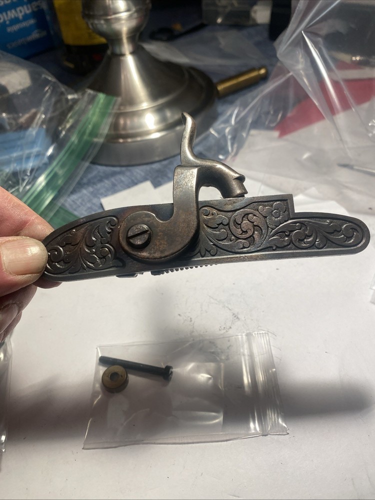 Engraved-Investarms Muzzleloader Sidelock with Bushing and Bolt.