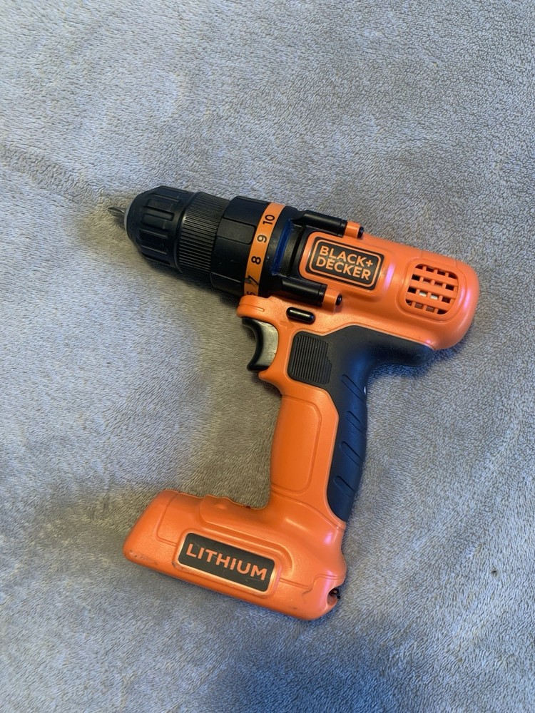 BLACK+ DECKER LDX172 Lithium Cordless Drill Driver Tool Only No Charger TESTED