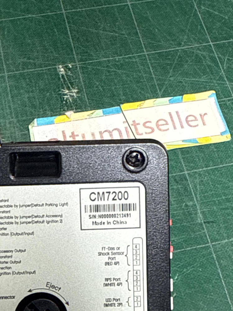 CompuStar Firstech CM7200 Remote Start w/ Box Cable UNTESTED As Shown EUC LOOK