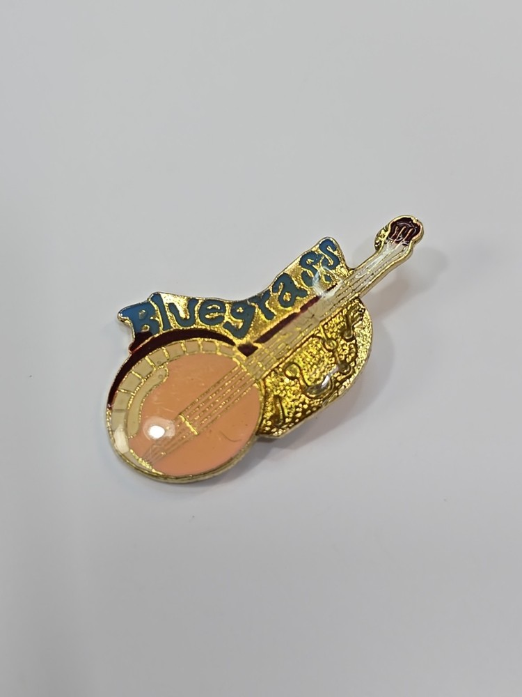 Bluegrass Banjo Lapel Pin