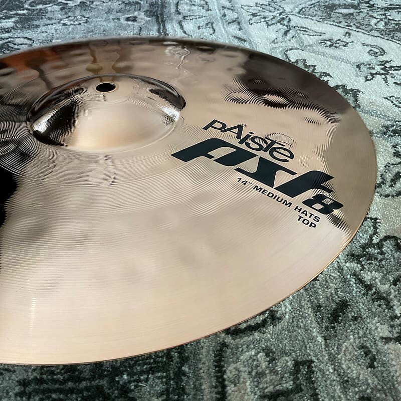 Paiste 14" PST 8 Reflector Medium Hats (Pair)