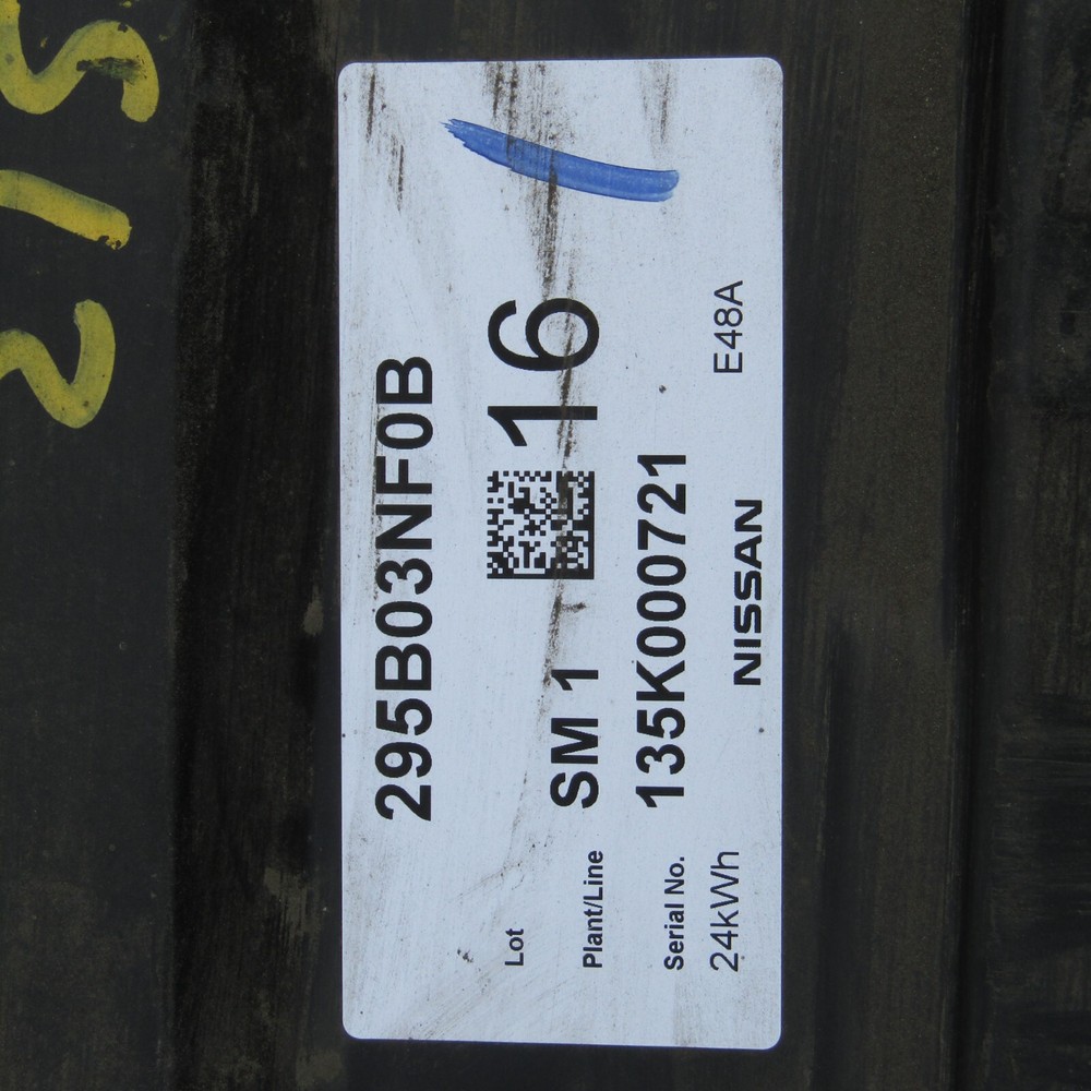 2013 NISSAN LEAF battery pack assembly 70-85% SoH