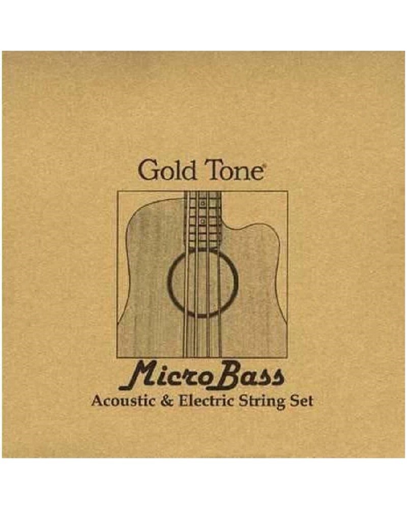NEW - Gold Tone MBS MicroBass Rubber/Polymer Strings