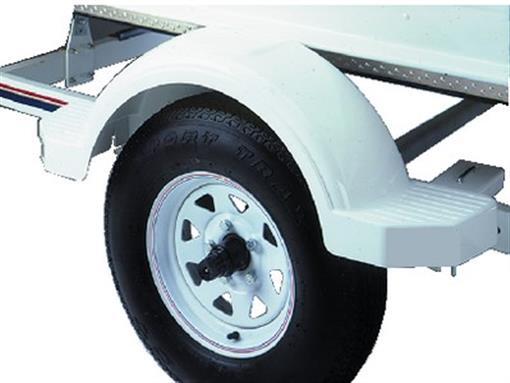 Fulton/Wesbar (Cequent) Plastic Fender 13"" Top White 508573