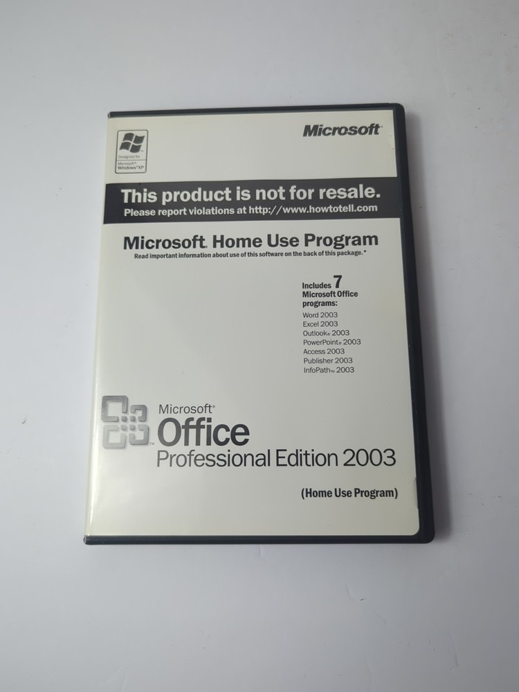 Microsoft Office Professional Edition 2003 w/ Product Key