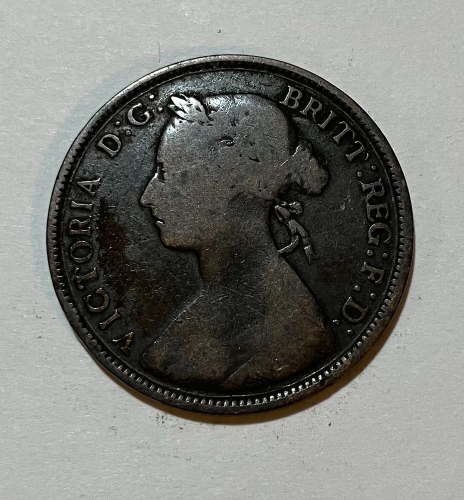 1882 H Great Britain Half Penny U.K.