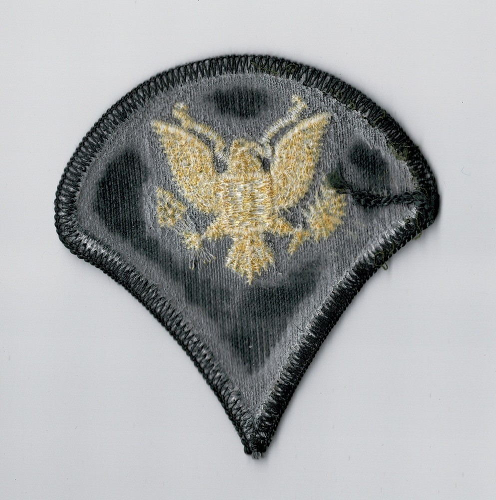 US Army Spec/4 rank insignia patch Cold War
