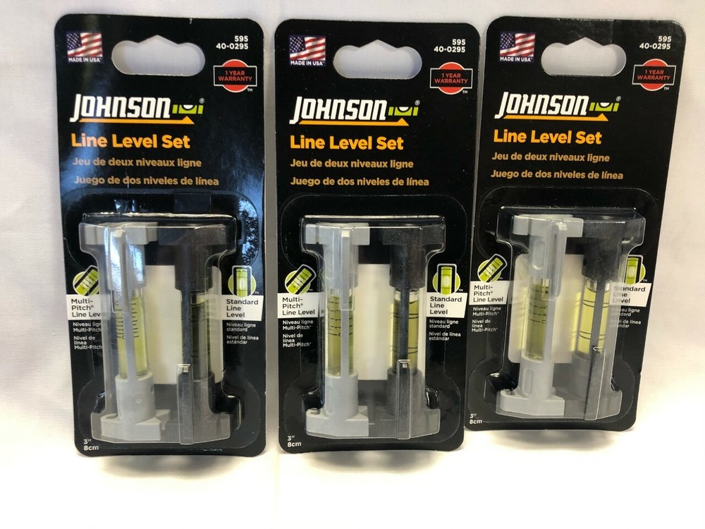 Johnson Level & Tool 595 Structo Cast (Lot of 3)
