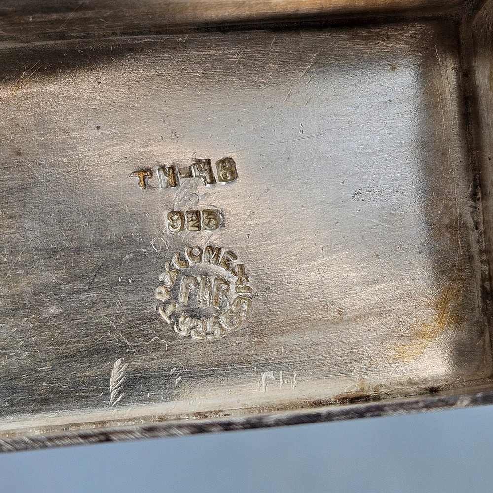 Vintage Sterling Silver Pill Box