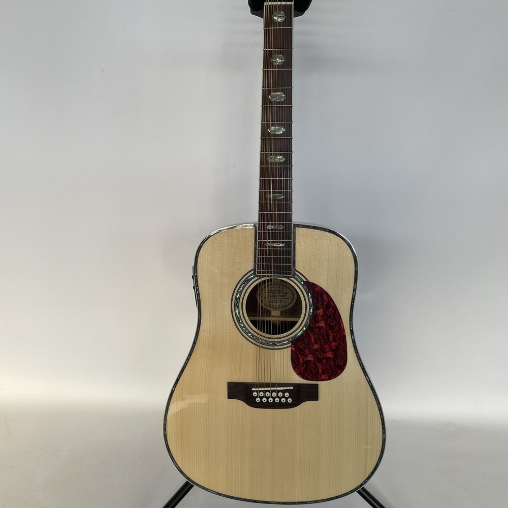 Handmade ZUWEI D45 12 String Acoustic Electric Guitar Solid Spruce Top
