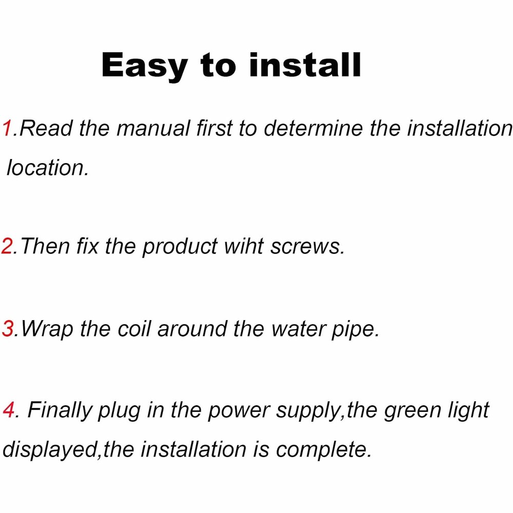 ED2021 Electronic Water Descaler System Plug Hard Water Lime Scale