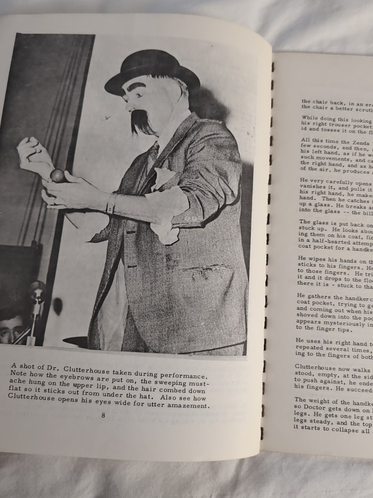 The Amazing Dr Clutterhouse Comedy Magic Book