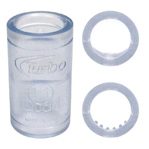 Turbo Quad2 Finger Inserts | Ice/Clear | 5 Pack + Glue