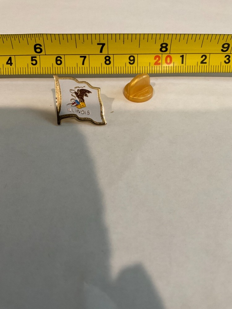 Illinois State Flag Lapel Pin