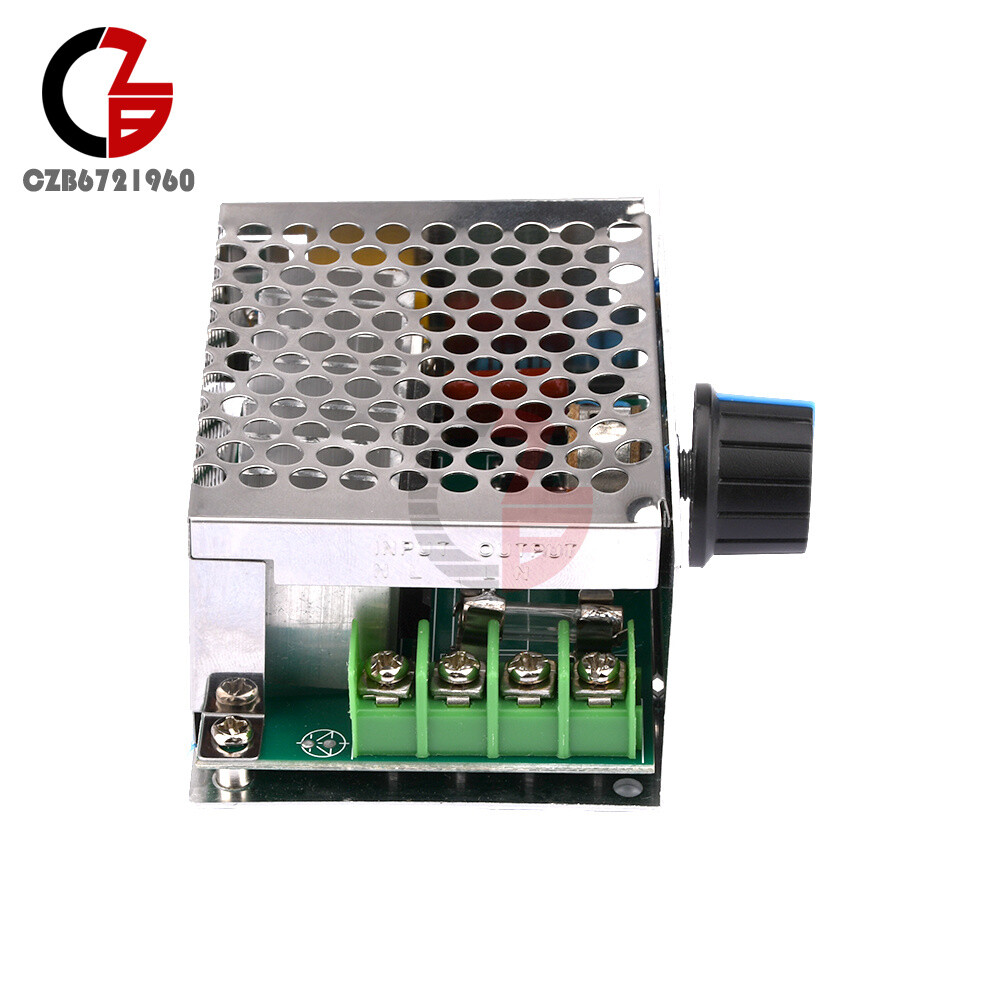 AC-DC 220V PWM Voltage Regulator Brush Motor Speed Controller Max 20A Switch