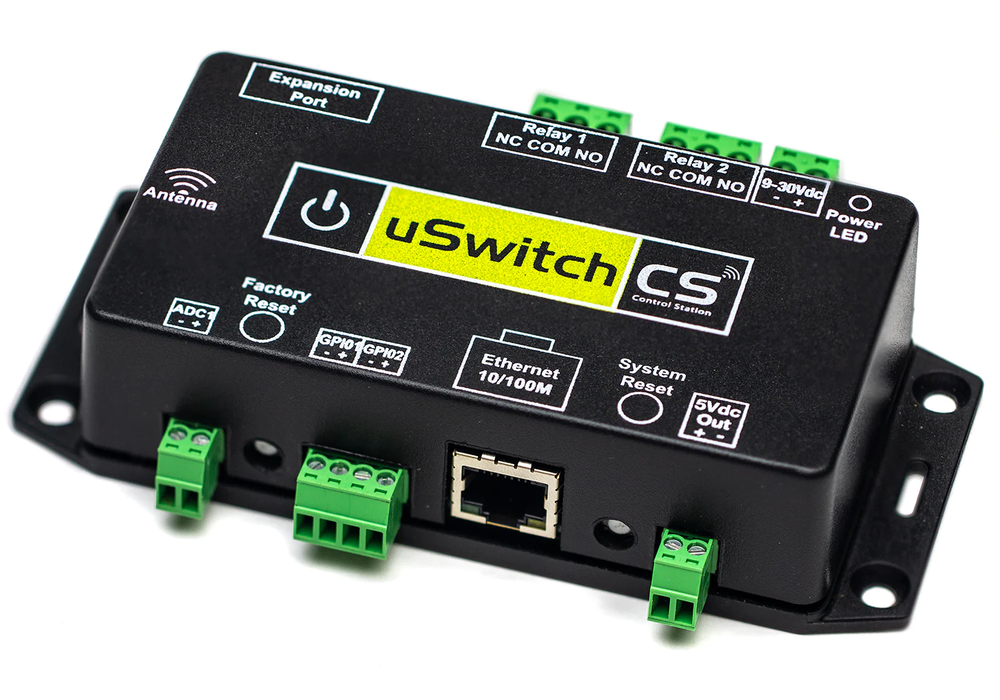 uSwitch CS - WiFI/Ethernet Web Controlled Relays and I/O