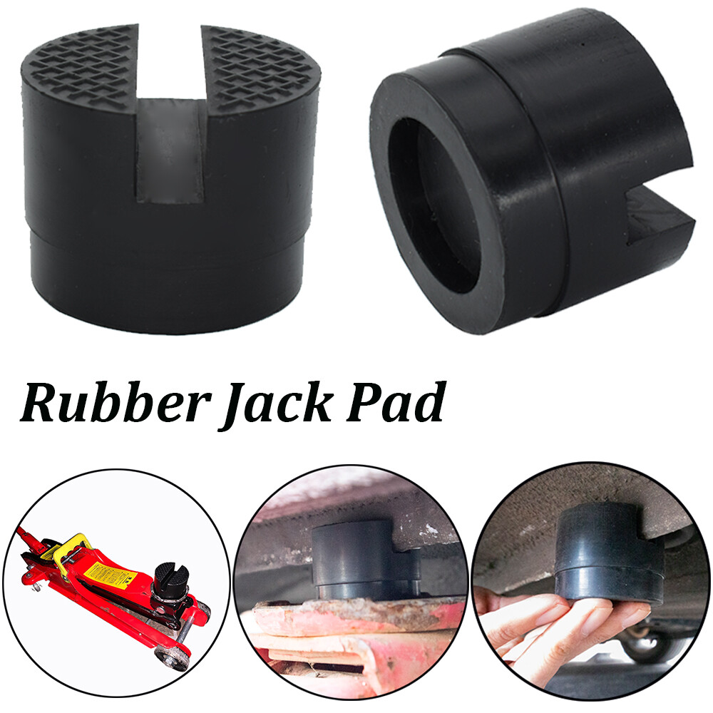2x Jack Pad Adapter Pinch Weld Side Frame Rail Protector Car Lift Tool Rubber