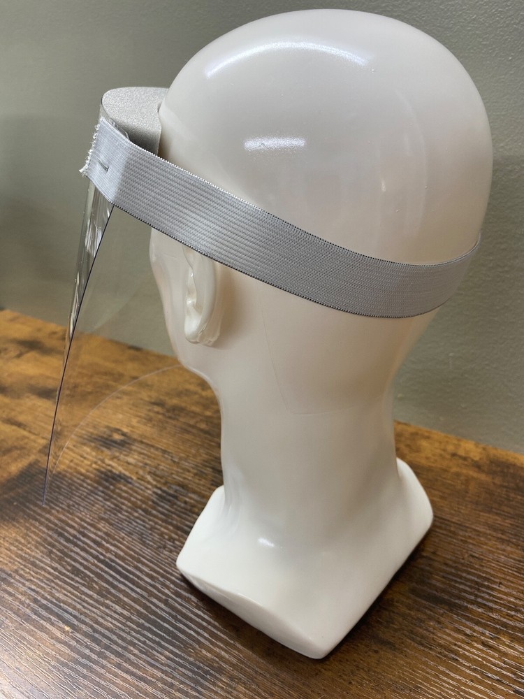 Single or Multiple use Disposable Face Shields Foam Forehead deluxe 11" X 8" USA