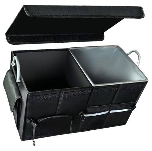 Collapsible Multi Compartment Car Trunk Small with shoe compartment